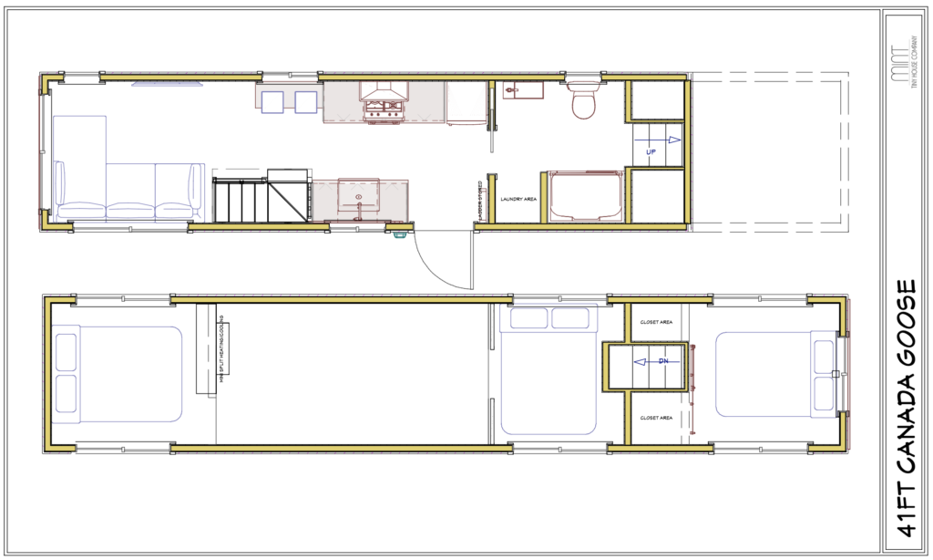 Canada Goose 41 Tinyhouseme, Gooseneck Tiny Home Floor Plans